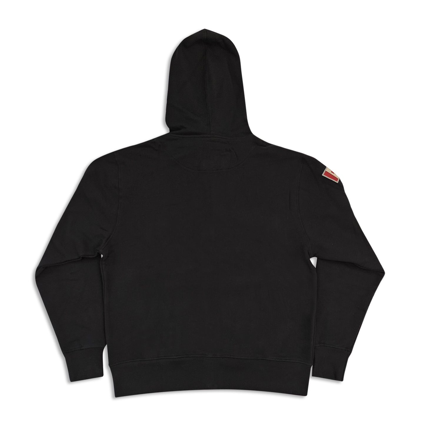 Back view of an Air Tindi Signature Full Zip Hoodie
