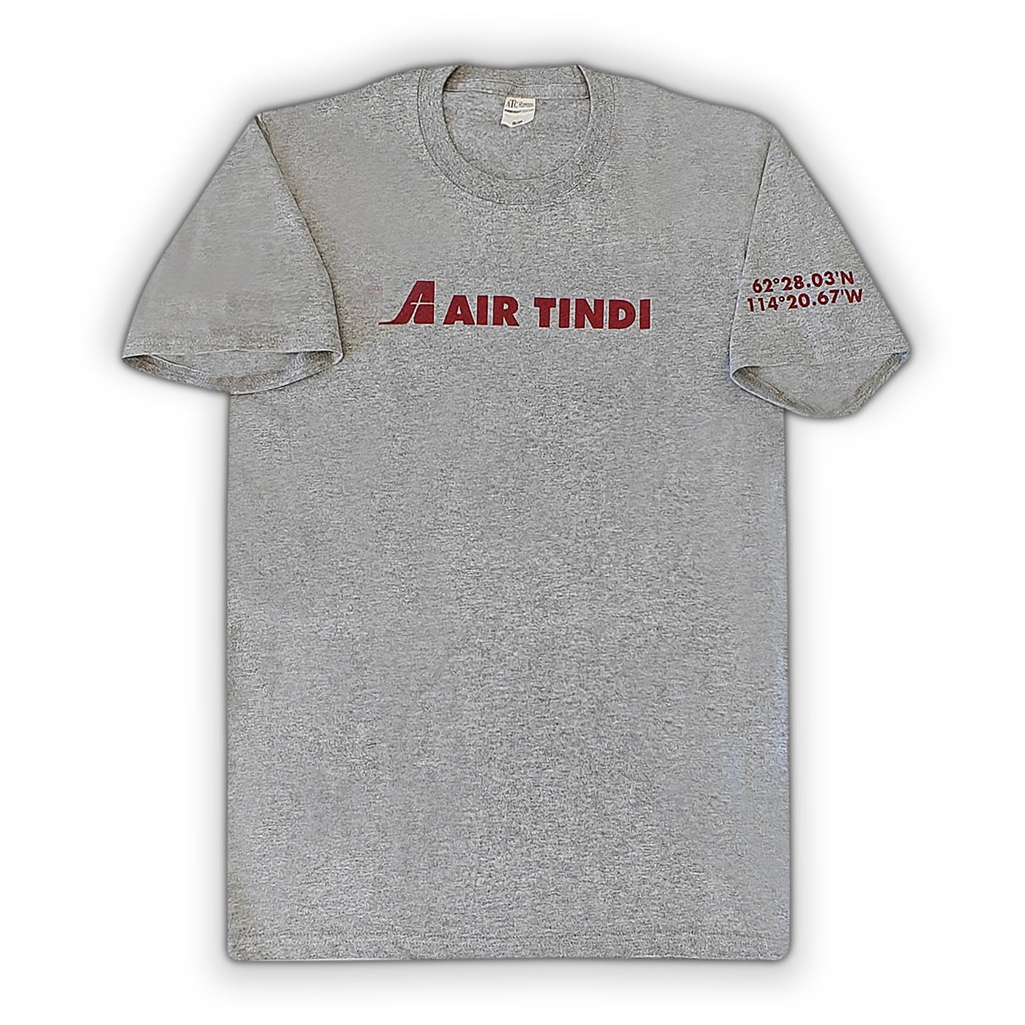 Air Tindi Active Unisex T-Shirt on a white background