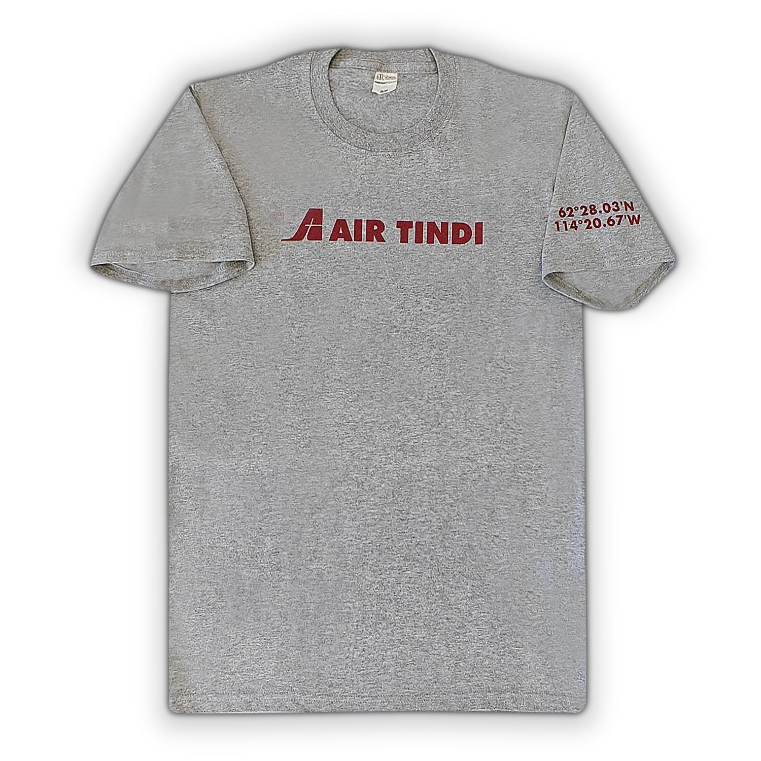 Air Tindi Active Unisex T-Shirt on a white background