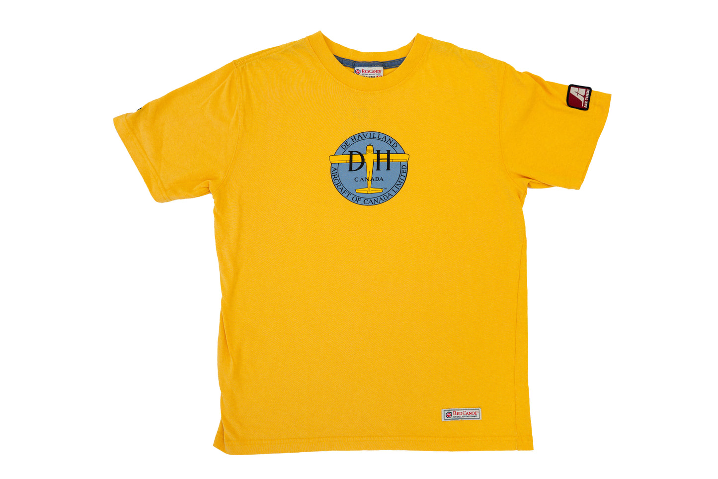 Limited Edition de Havilland Heritage Tee on a white background