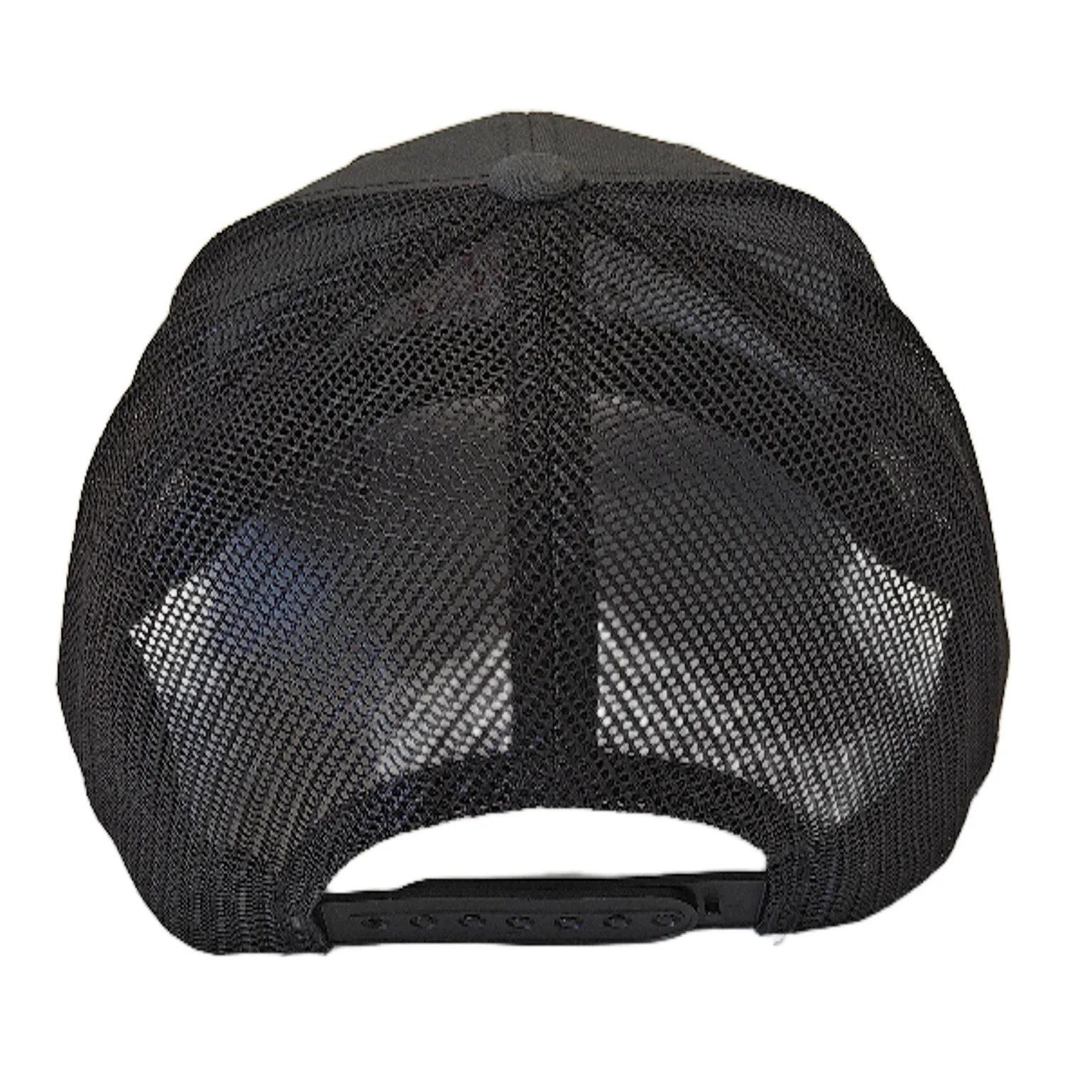 Air Tindi Essential Trucker Cap in Charcoal featuring an adjustable fit