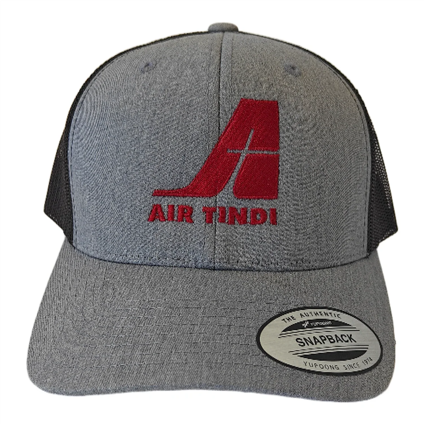 Air Tindi Essential Trucker Cap in Gray Heather