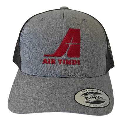 Air Tindi Essential Trucker Cap in Gray Heather