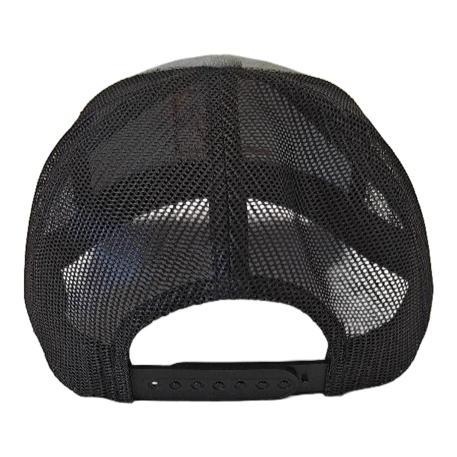 Air Tindi Essential Trucker Cap in Gray Heather featuring an adjustable fit