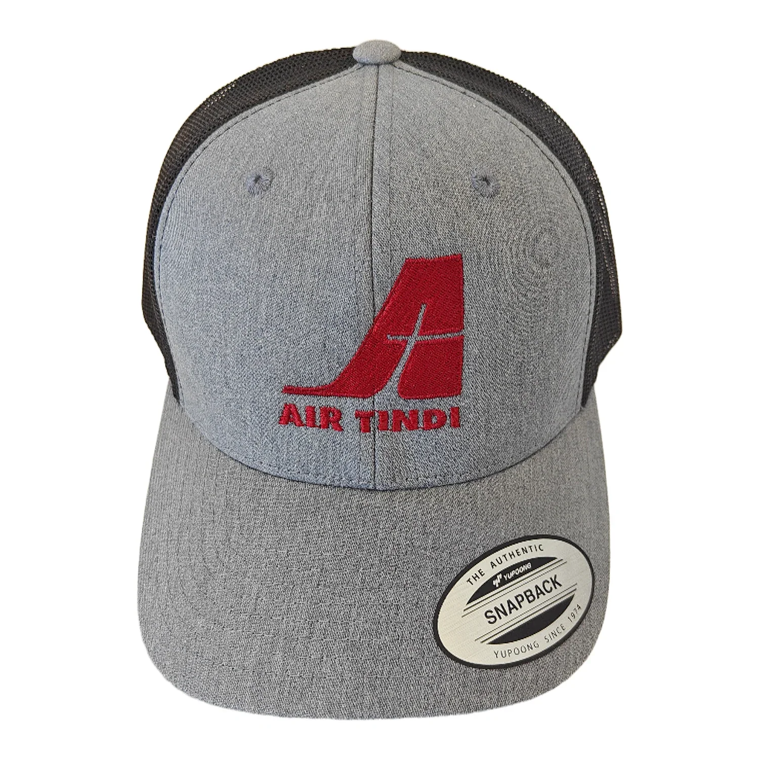 Air Tindi Essential Trucker Cap in Gray Heather