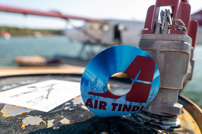 Air Tindi Lil’ Sucker cup holder featuring the Air Tindi logo