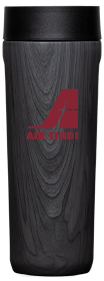 Air Tindi Signature Corkcicle Commuter Cup in Burnt Wood