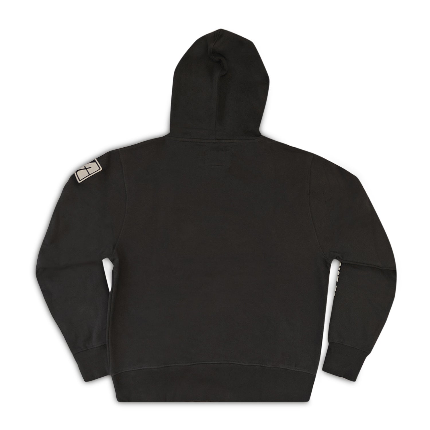 Back view of an Air Tindi Twin Otter Hoodie in front of a white background